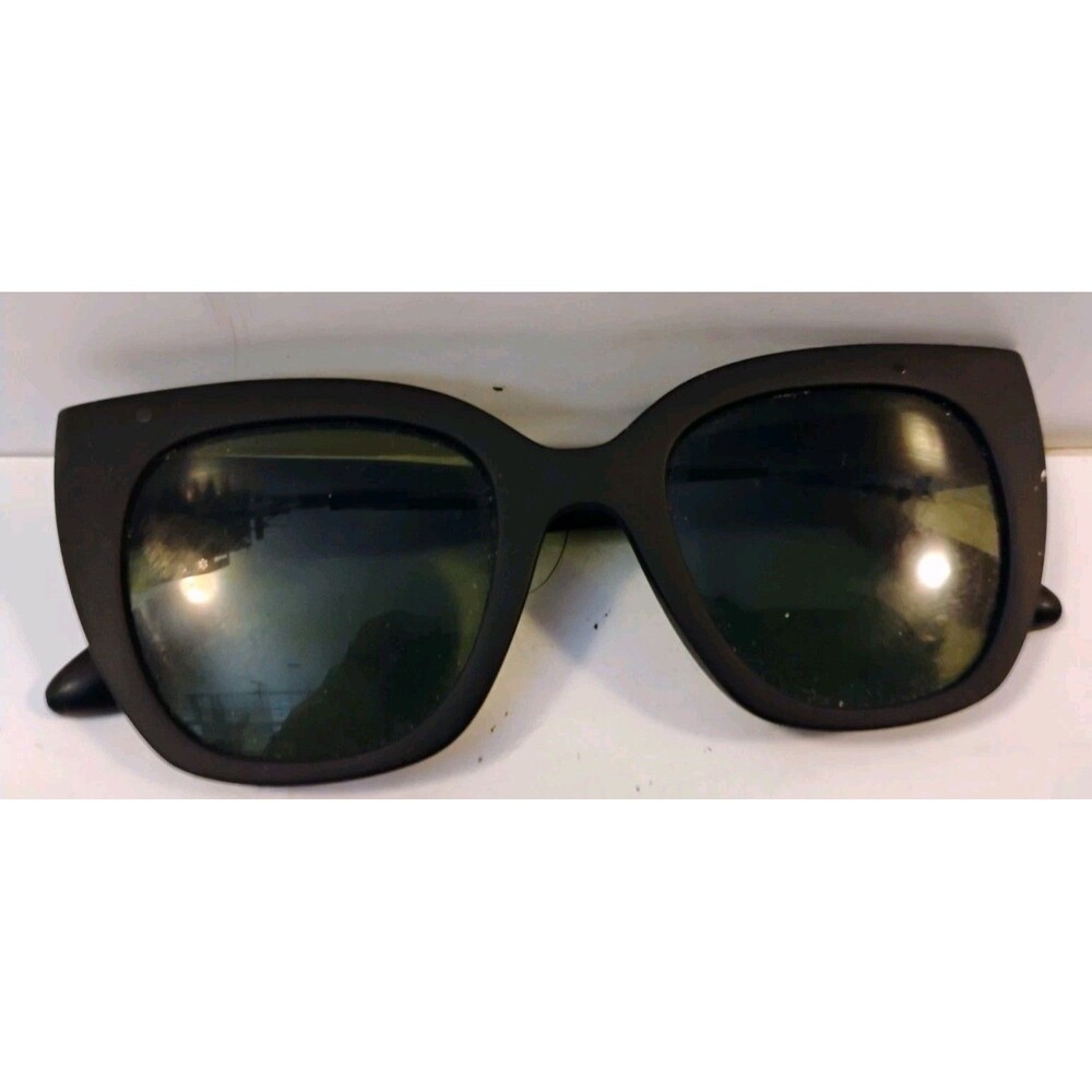 TOMS Traveler Collection Sydney Matte Black Cat Eye Sunglasses 5.5" Frame